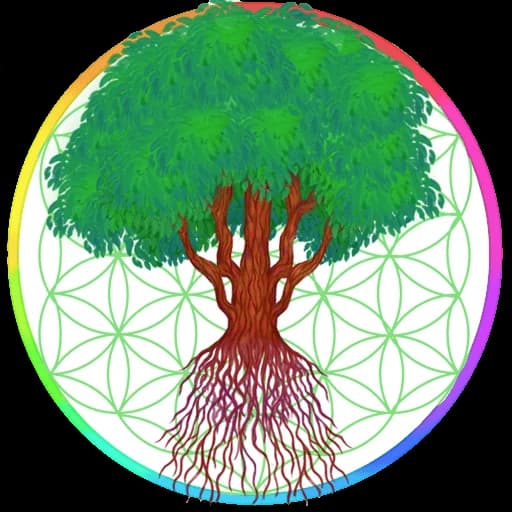 The Tree of Life seal, glowing in a halo of light